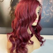 RED LONG WIG