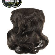 DARK BROWN 1/2 HEAD WIG