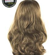 WAVY 3/4 HEAD HAIR PIECE CHESTNUT BROWN