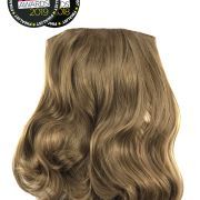 20 INCH LIGHT BROWN HALF HEAD HAIR PIECE