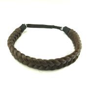 DARK TOFFEE BRAIDED HEADBAND