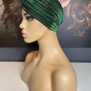 EMERALD MULTI COLOURED HEAD WRAP