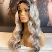 CHRISTINA – ASH BLONDE WIG WITH ROOT