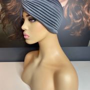 SILVER TURBAN HEAD WEAR