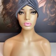 SILVER TURBAN HEAD WEAR