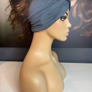 GREY KNOT FRONT TURBAN