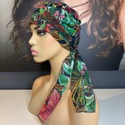 EXOTIC / TROPICAL PRINT HEAD SCARF