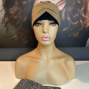 CAMEL / ANIMAL PRINT HEADWEAR