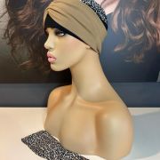 CAMEL / ANIMAL PRINT HEADWEAR