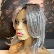 PEARL – STONE GREY WIG WITH ROOT