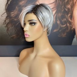 FAITH – INVERTED SILVER BLONDE WIG ROOTED