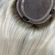 PLATINUM BLONDE MONO TOPPER WITH ROOT – 5×6.5 – KIM